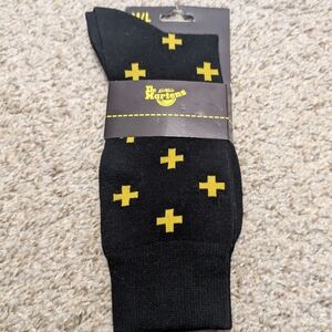 Dr. Martens Black and Yellow Socks